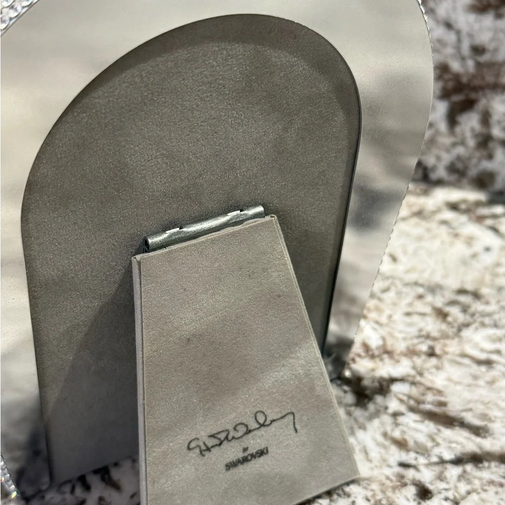 Swarovski Crystal Silver and Amber Crystal Picture Frame - Picture 3 of 3